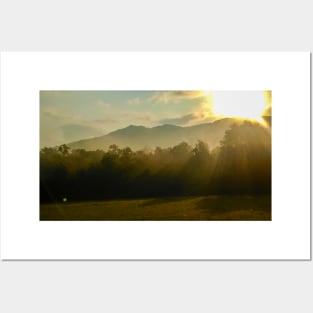 Sunrise in the Smoky Mountains Posters and Art